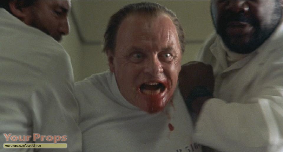 Hannibal Hannibal Lecter Screenworn Prison Shirt Display Original Movie