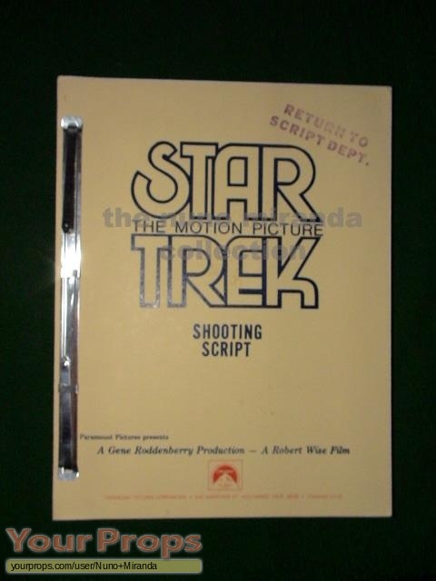 Star Trek - The Motion Picture original production material