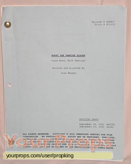 Buffy the Vampire Slayer original production material
