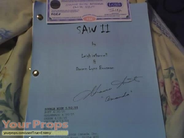 Saw II original production material