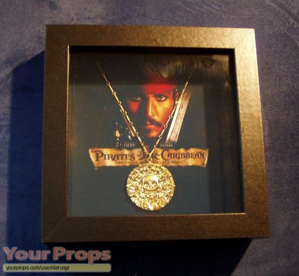 Pirates of the Caribbean movies Cursed Aztec Gold Coin Necklace Master ...