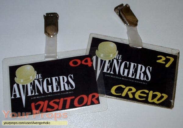 The Avengers original film-crew items