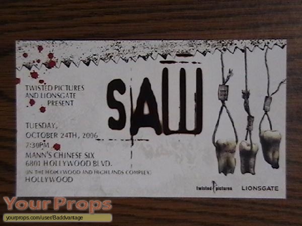Saw III replica production material