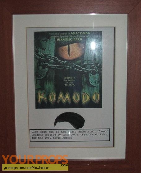 Komodo original movie prop