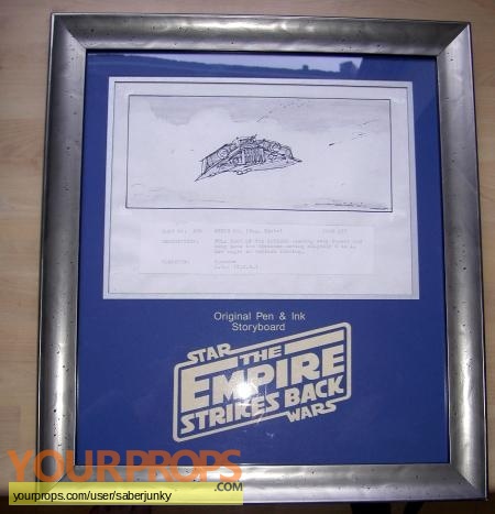Star Wars  The Empire Strikes Back original production artwork