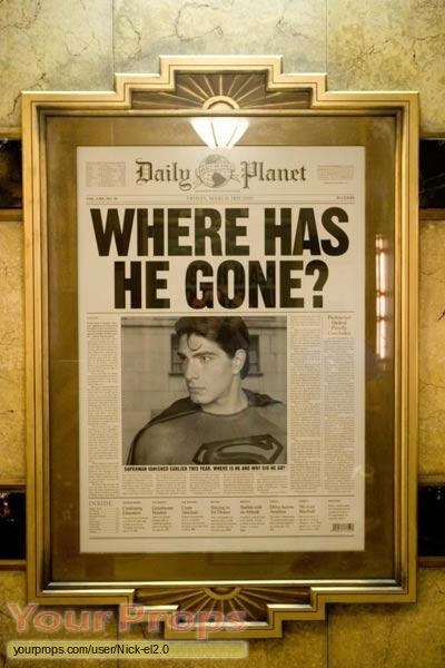 Superman Returns replica movie prop