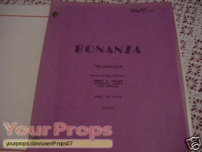 Bonanza original production material