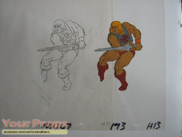 He-Man and the Masters of the Universe original production artwork