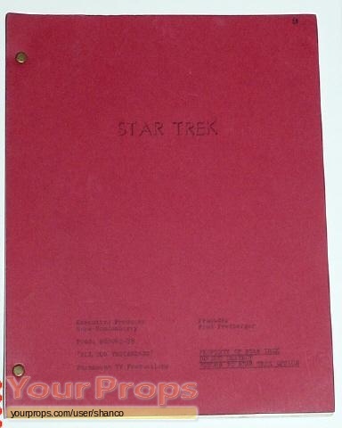 Star Trek  The Original Series original production material