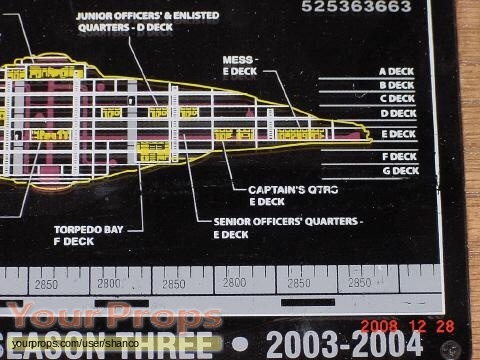 Star Trek  Enterprise original film-crew items