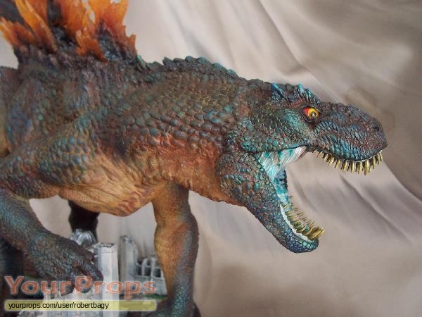Godzilla scaled scratch-built movie prop