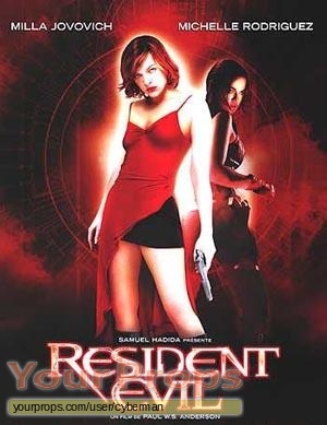 Resident Evil original film-crew items