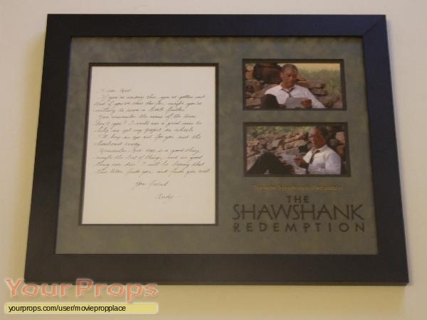 The Shawshank Redemption original movie prop