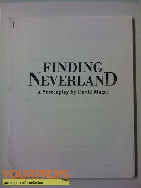 Finding Neverland original production material