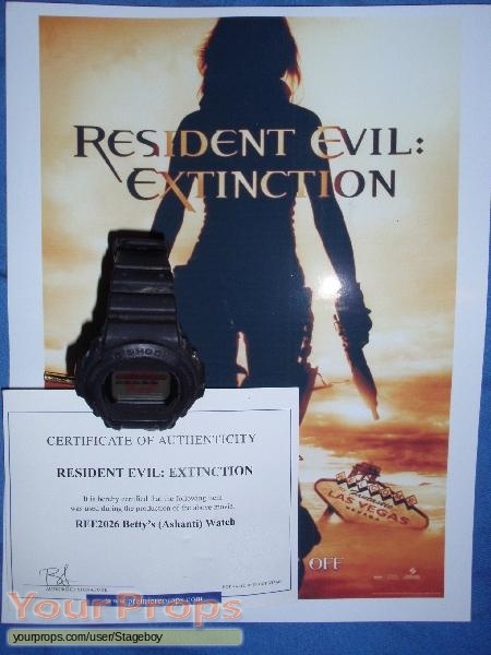 Resident Evil  Extinction original movie prop