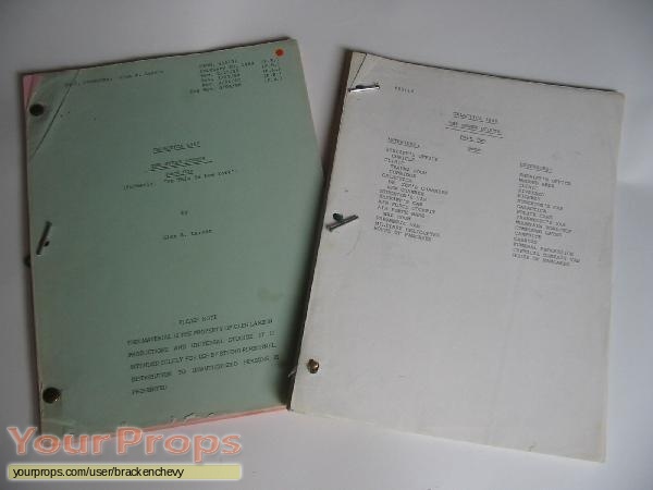 Galactica 1980 original production material