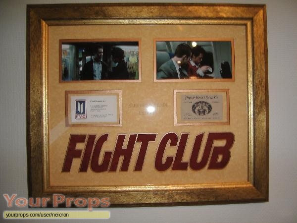 Fight Club original movie prop