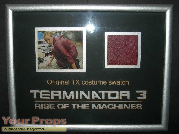 Terminator 3  Rise of the Machines swatch   fragment movie costume