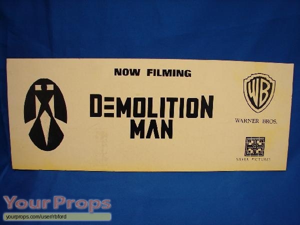 Demolition Man original production material