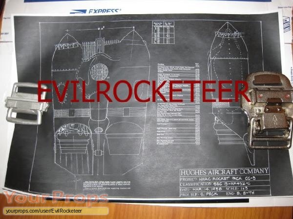 The Rocketeer original movie prop