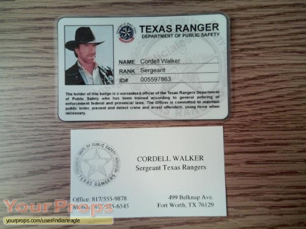 Walker Texas Ranger replica movie prop