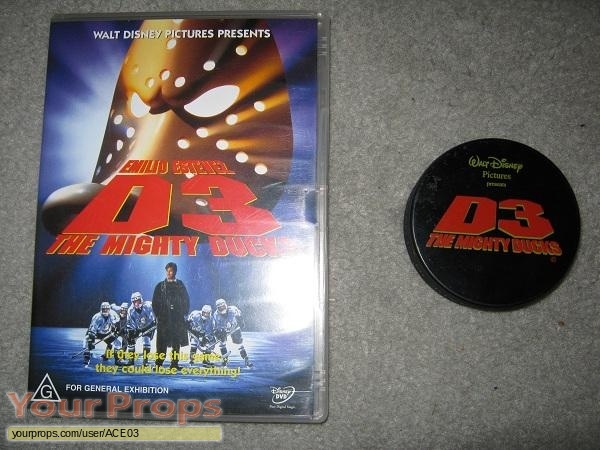 D3  The Mighty Ducks replica movie prop