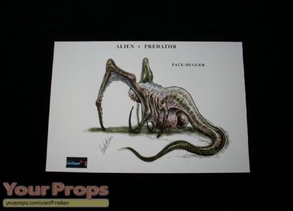Alien vs  Predator original production material