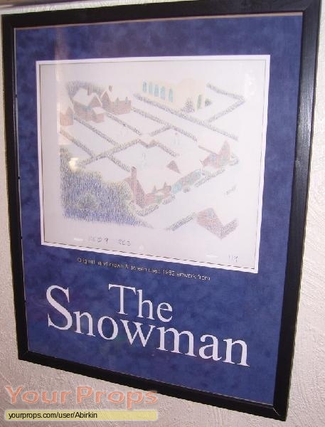 The Snowman original movie prop