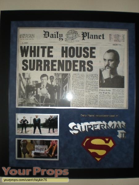 Superman II original movie prop