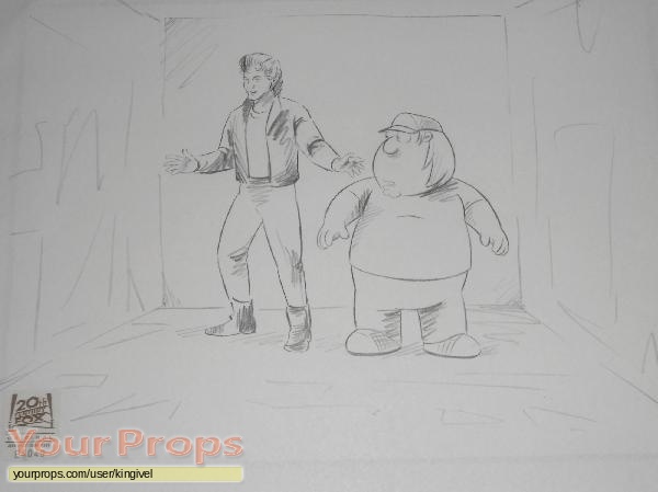 Family Guy original production artwork