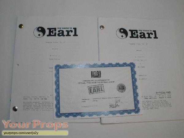 My Name Is Earl original production material