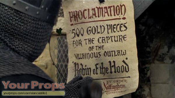 Robin Hood  Prince of Thieves replica movie prop
