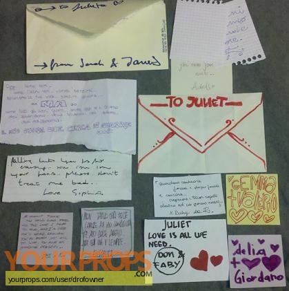 Letters to Juliet original movie prop