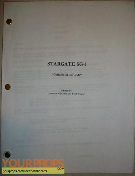 Stargate SG-1 original production material