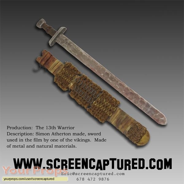 The 13th Warrior original movie prop weapon