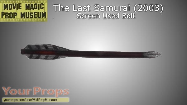 The Last Samurai original movie prop