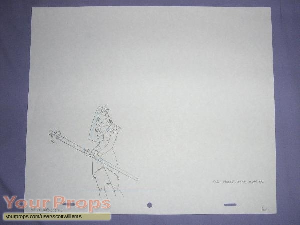 Hercules and Xena - The Animated Movie  Battle For Mount Olympus original production artwork