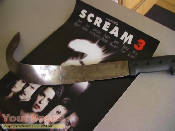 Scream 3 original movie prop weapon