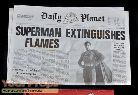 Superman III original movie prop