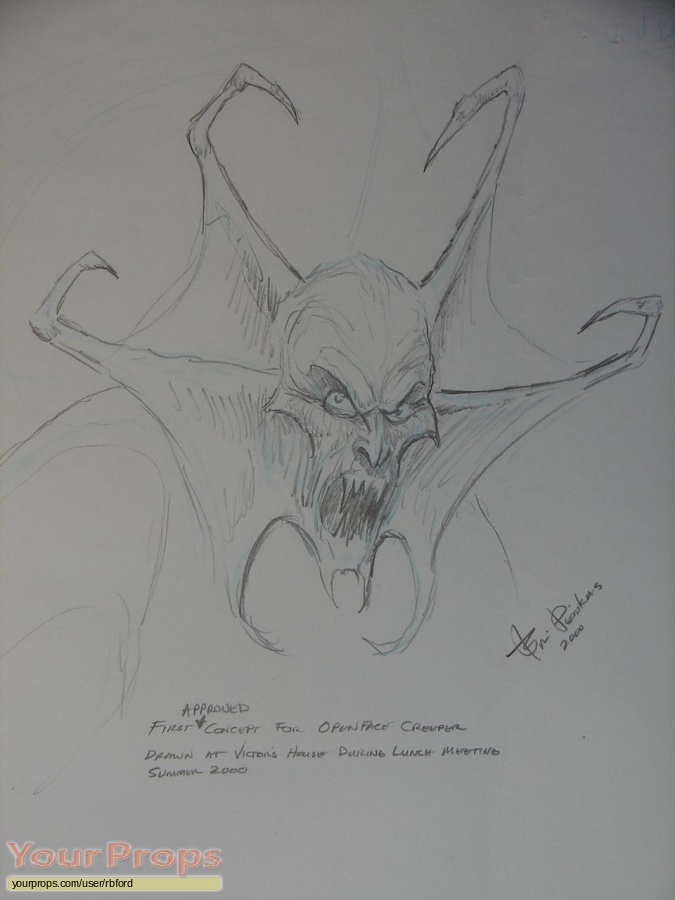 Jeepers Creepers original production artwork