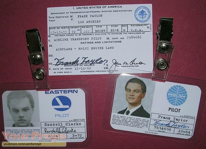 Catch Me If You Can replica movie prop