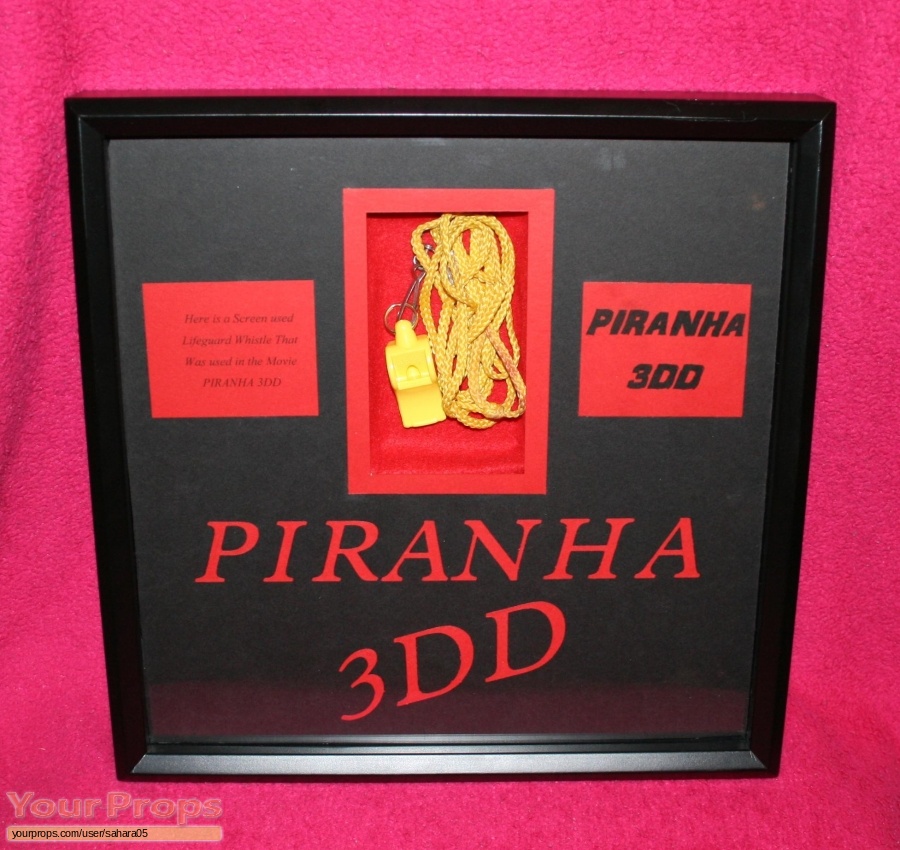 Piranha 3DD original movie prop