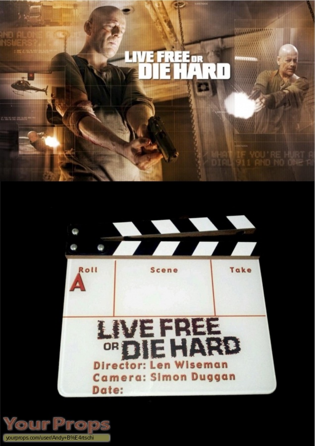 Live Free or Die Hard original production material