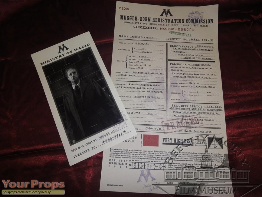 Harry Potter and the Deathly Hallows  Part 1 replica movie prop