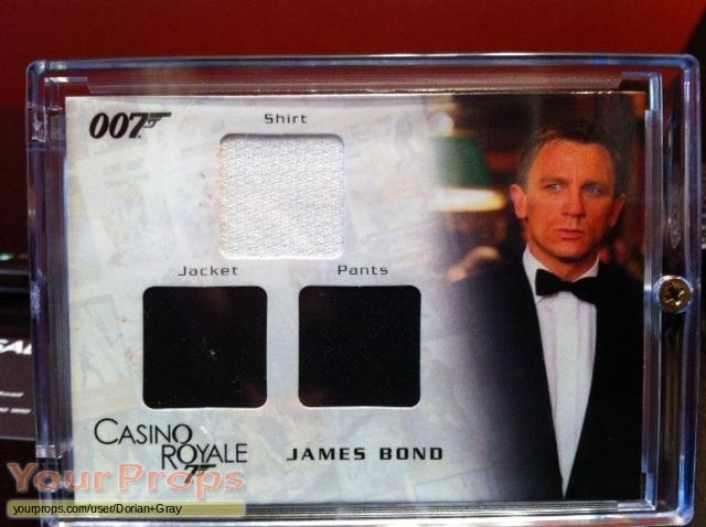 James Bond  Casino Royale swatch   fragment movie costume