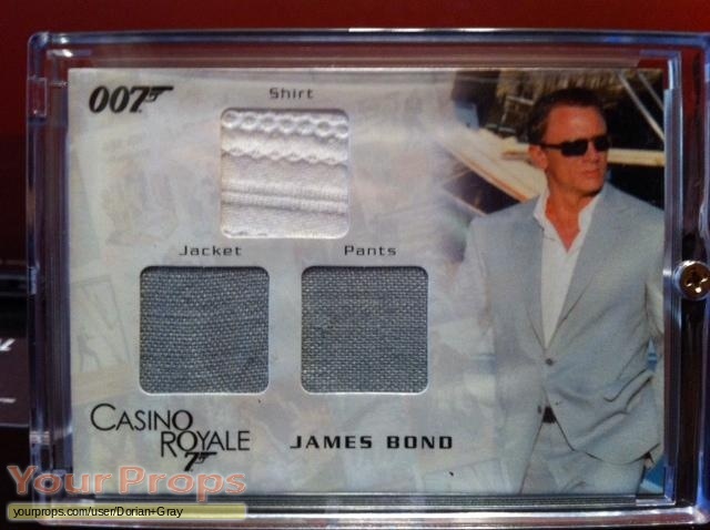 James Bond  Casino Royale swatch   fragment movie costume