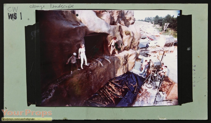Indiana Jones And The Temple Of Doom original production artwork