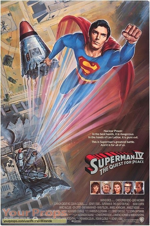 Superman IV  The Quest For Peace original production material