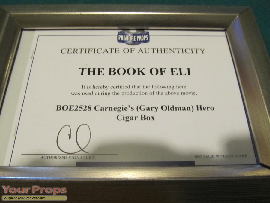 The Book of Eli original movie prop