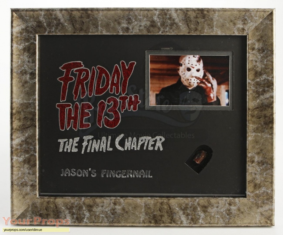 Friday the 13th  Part 4  The Final Chapter original movie prop